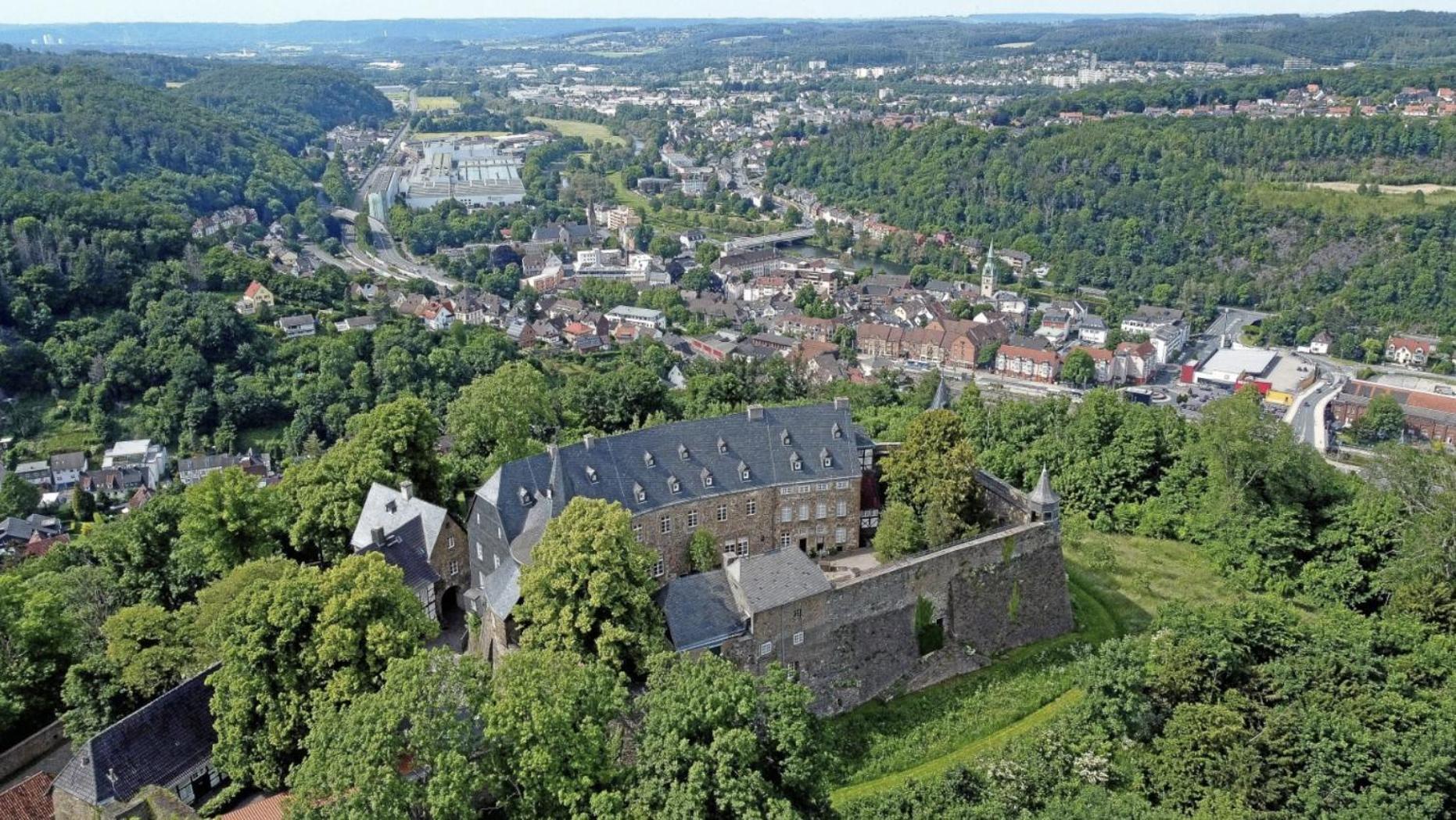 Exquisites Loft Mit Schloss Blick Fuer 5 Personen ハーゲン エクステリア 写真